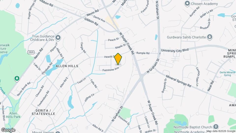 2518 Fairstone Ave Mapa y Detalles de la Ubicación