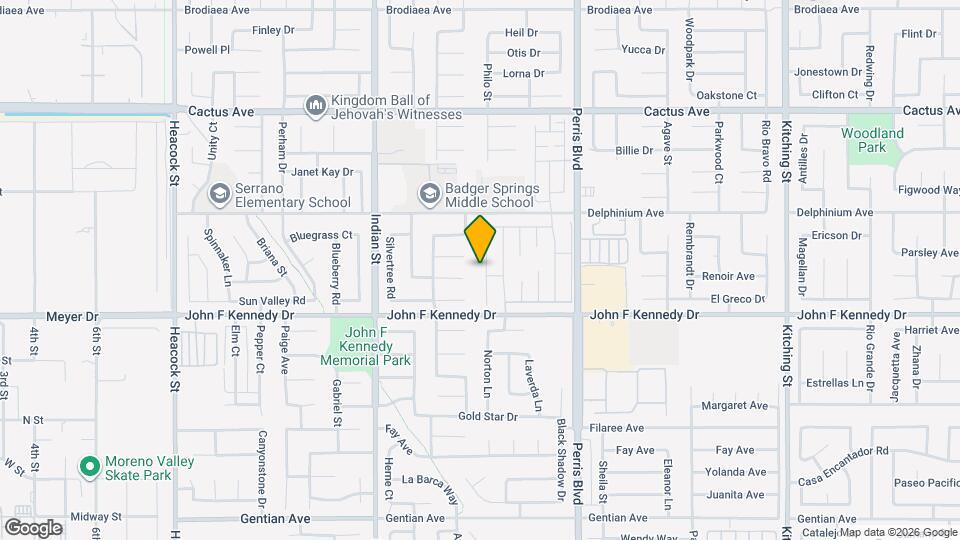 14881 Starmont St Mapa y Detalles de la Ubicación