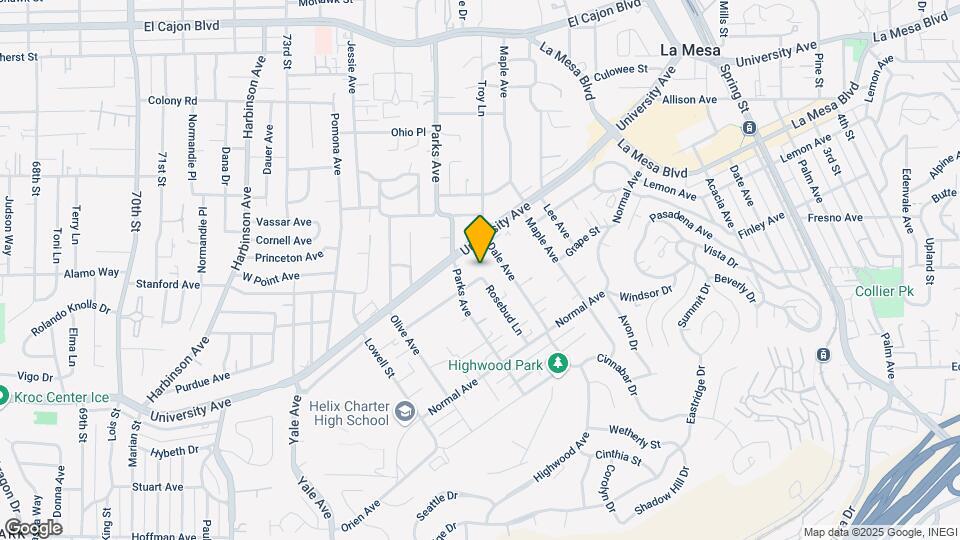 4465 Rosebud Ln Apartments Mapa y Detalles de la Ubicación