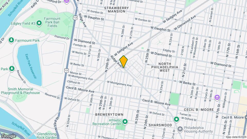 2710 Ridge Ave, Unit 3 Map and Location Details