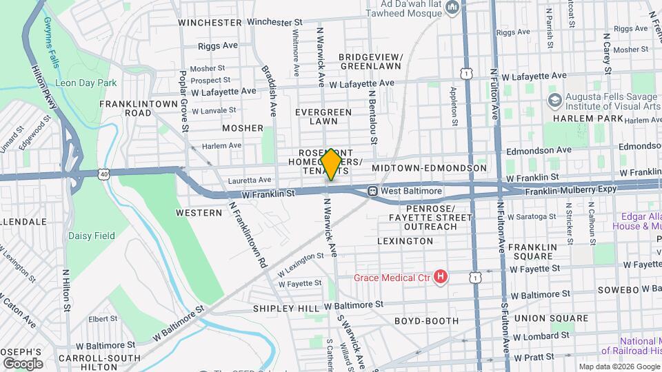 2434 W Franklin St Mapa y Detalles de la Ubicación