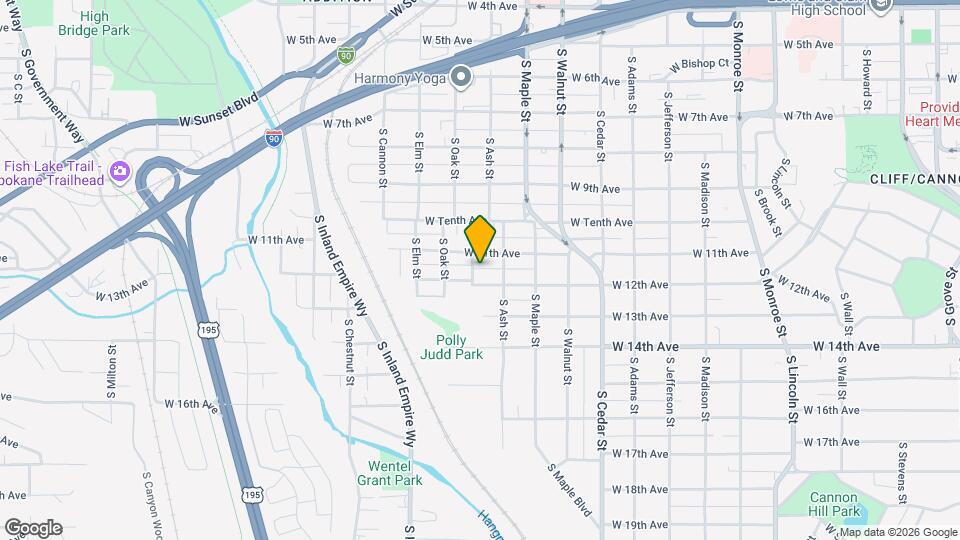 1115 S Cherry St Map and Location Details