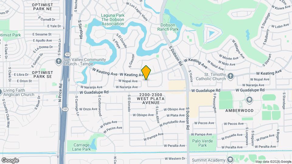 2730 S Alta Vista St Map and Location Details