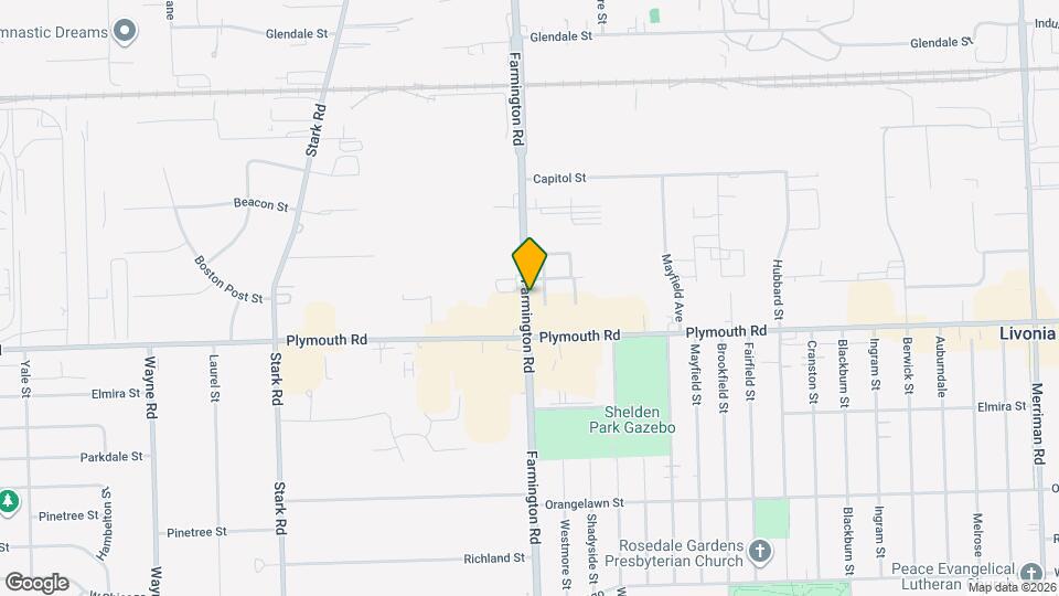 11770 Farmington Rd Map and Location Details