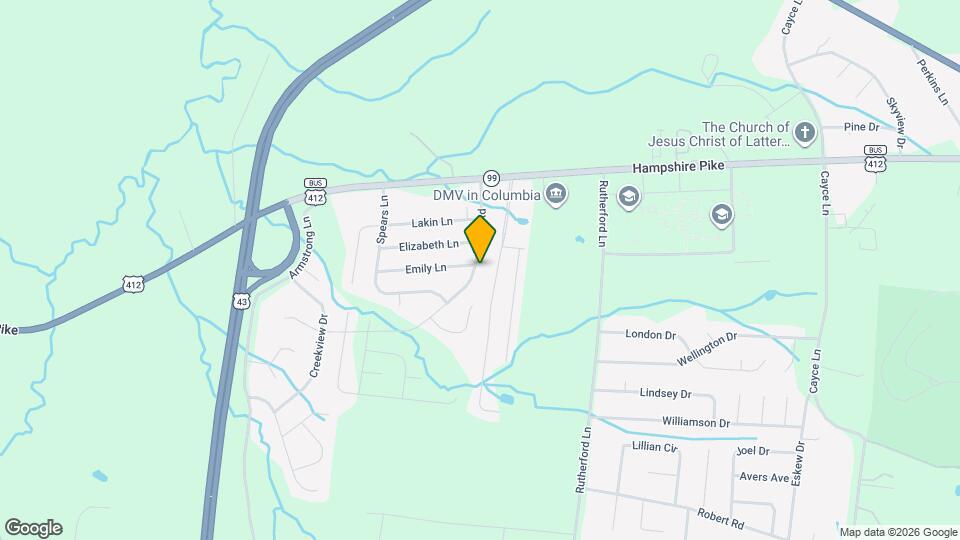 1901 Susan Rd Map and Location Details