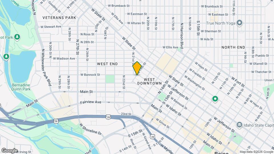 216 N 19th St Map and Location Details