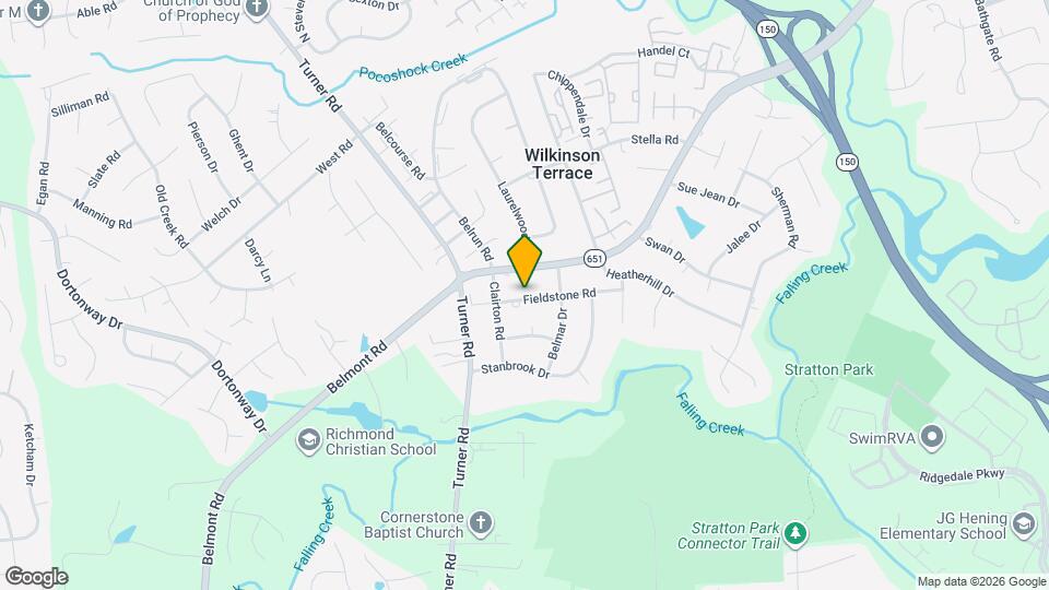5934 Fieldstone Rd Map and Location Details
