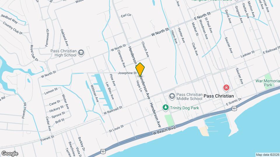 343 Henderson Ave Map and Location Details