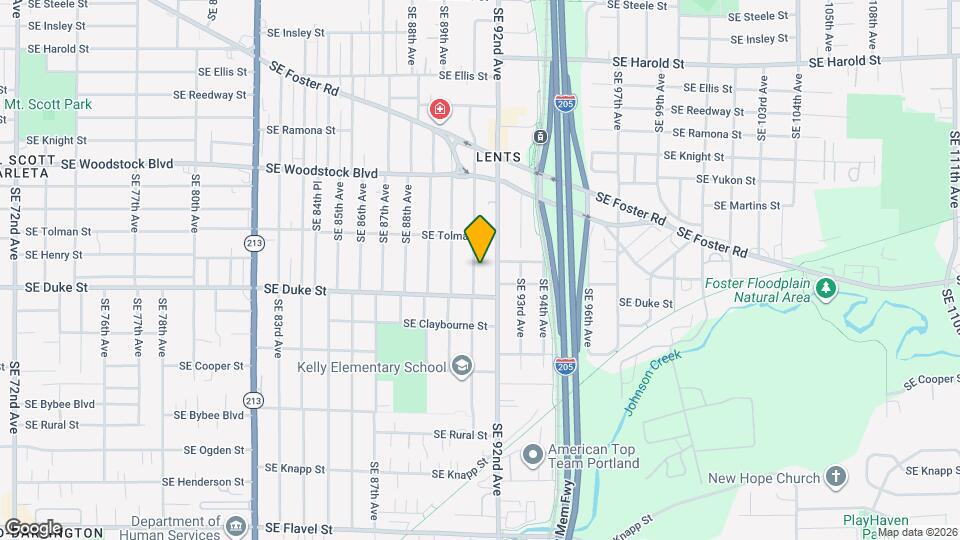 6406 SE 91st Ave Map and Location Details