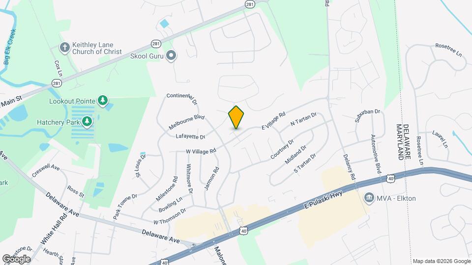 124 E Village Rd Map and Location Details