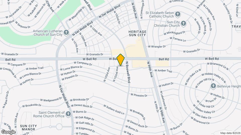 10129 W Campana Dr Map and Location Details