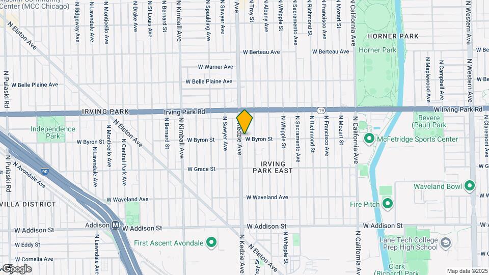 3903 N Kedzie Ave Map and Location Details