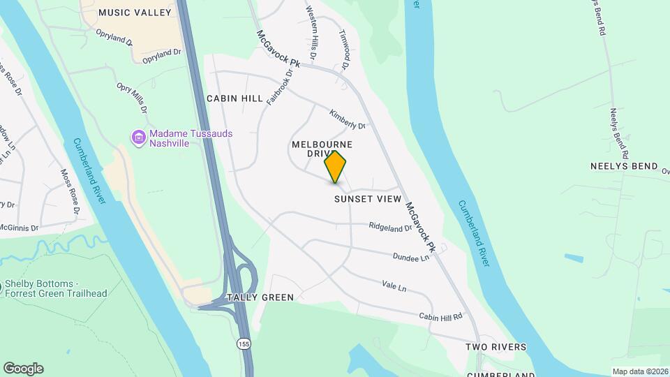 2820 Donna Hill Dr Map and Location Details