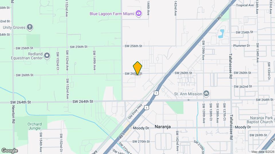 14513 SW 261st St Map and Location Details