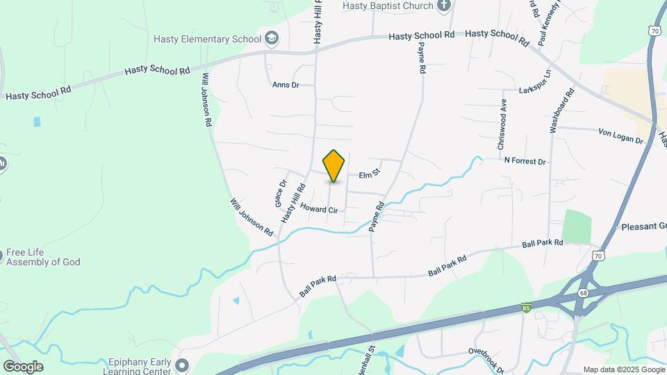 108 Hidden Hills Dr Map and Location Details