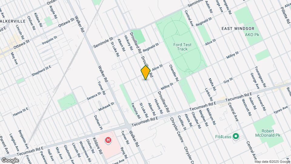 1735 Hickory Rd Map and Location Details