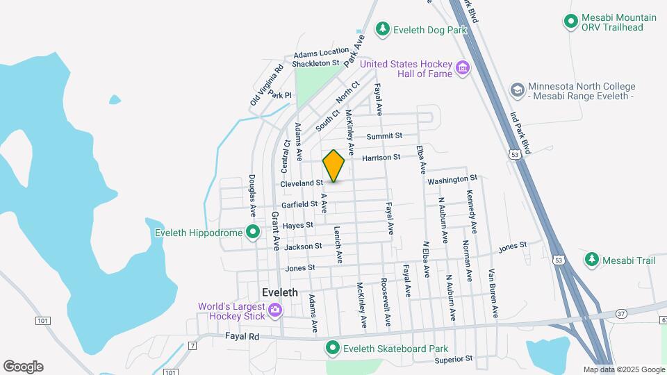 608 Cleveland St Map and Location Details