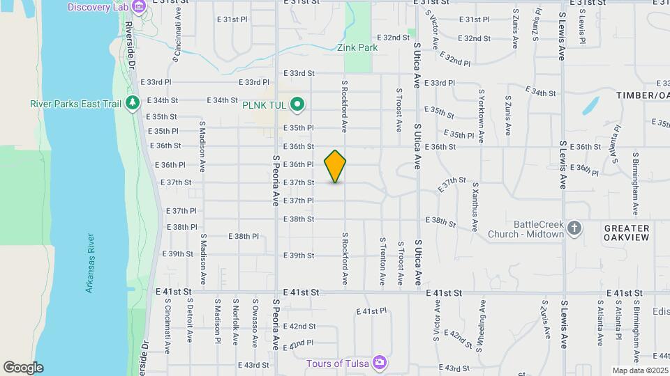 1430 E 37th St Map and Location Details