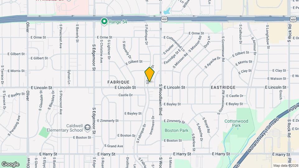 886 S Fabrique Dr Map and Location Details