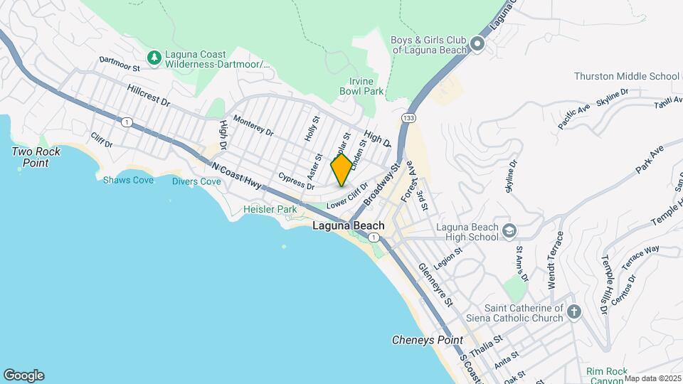220 Cliff Dr Mapa y Detalles de la Ubicación