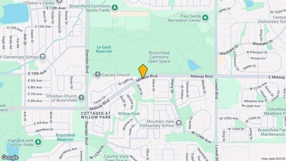 12765 Utica Cir Map and Location Details