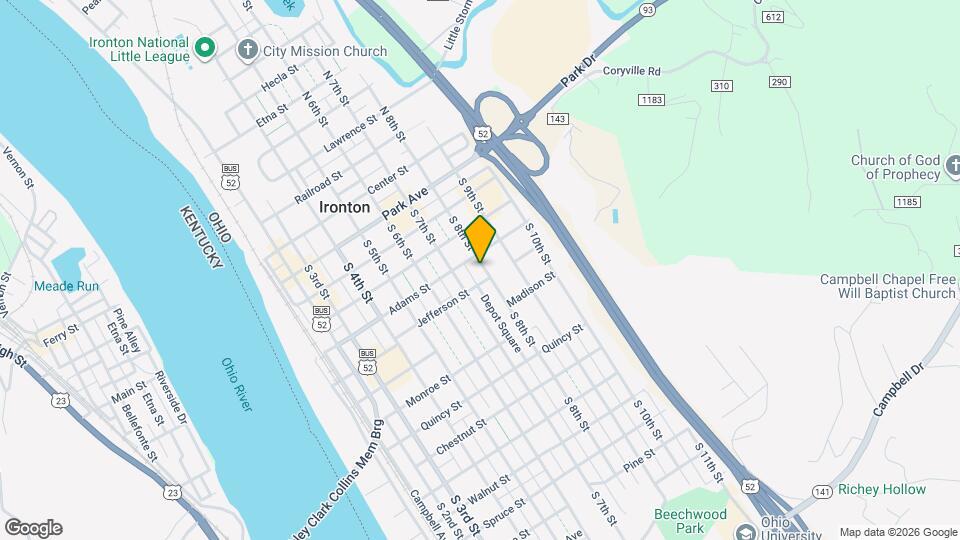 514 S 8th St Map and Location Details