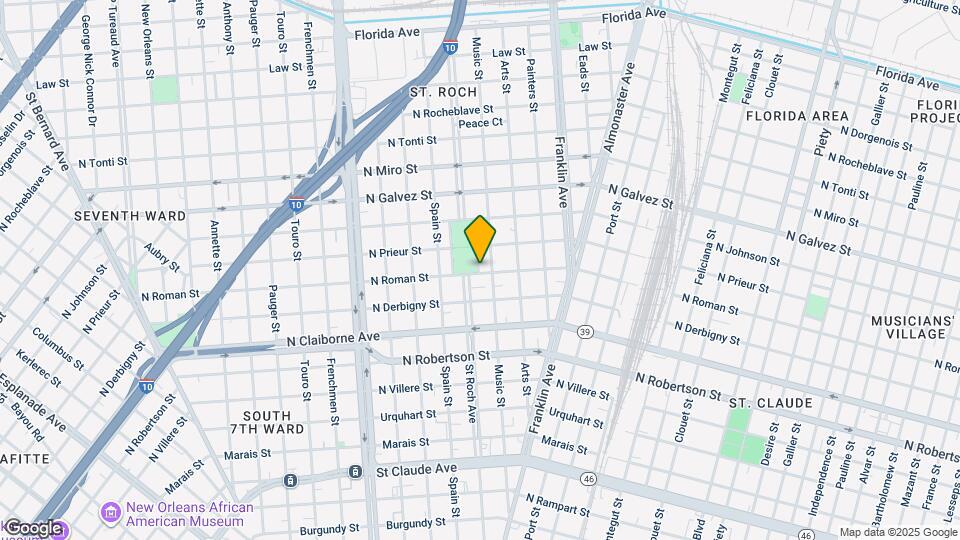 1805 St Roch Ave Map and Location Details