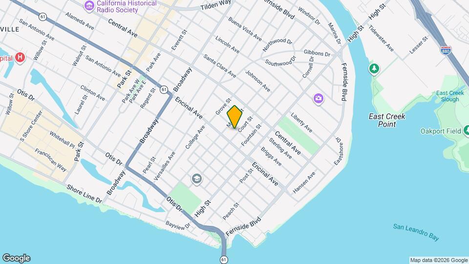 1321 Court St, Unit 1323 Map and Location Details