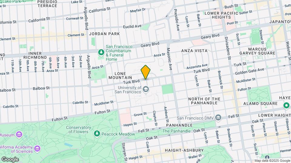 2701 Turk Blvd Map and Location Details