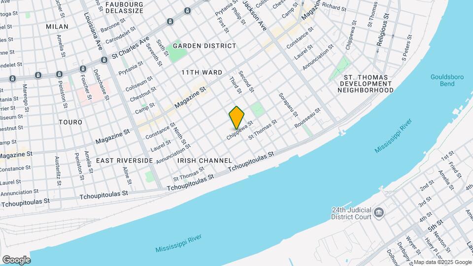 2812 Chippewa St Map and Location Details