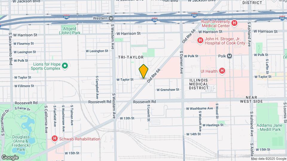 2217 W Taylor St Map and Location Details