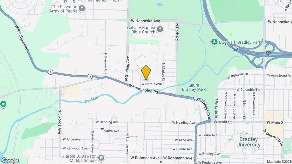 2313 W Herold Ave Map and Location Details