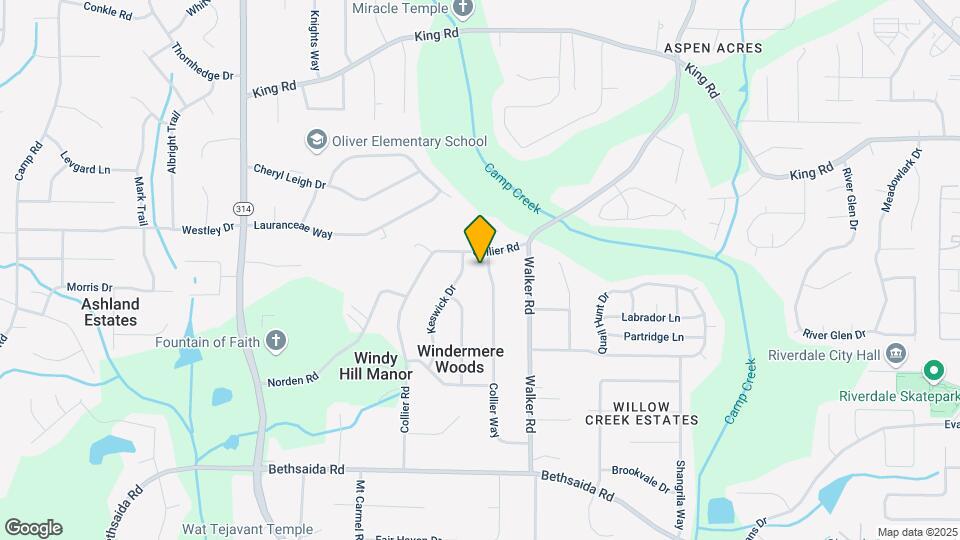 6619 Collier Way Map and Location Details