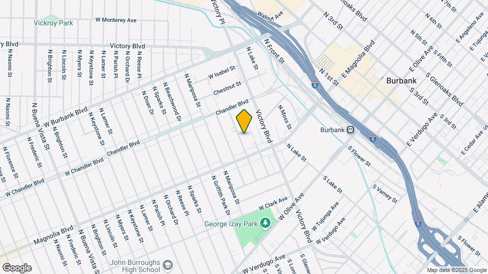 440 N Lomita St Map and Location Details