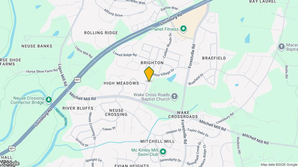 3641 Meadow Creek Ln Map and Location Details
