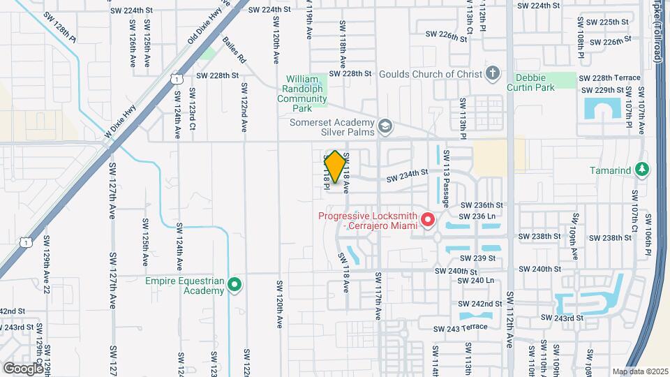11841 SW 235th St Map and Location Details