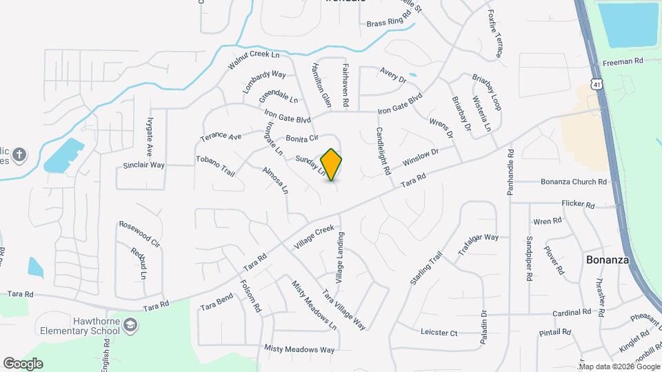 1191 Sunday Ln Map and Location Details