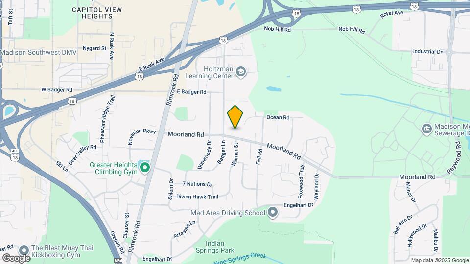 710 Moorland Rd Map and Location Details