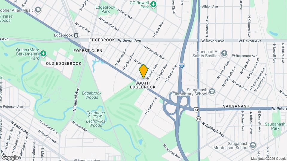 6114 N Lenox Ave, Unit 3-405 Map and Location Details
