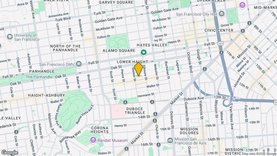 572 Haight St Map and Location Details