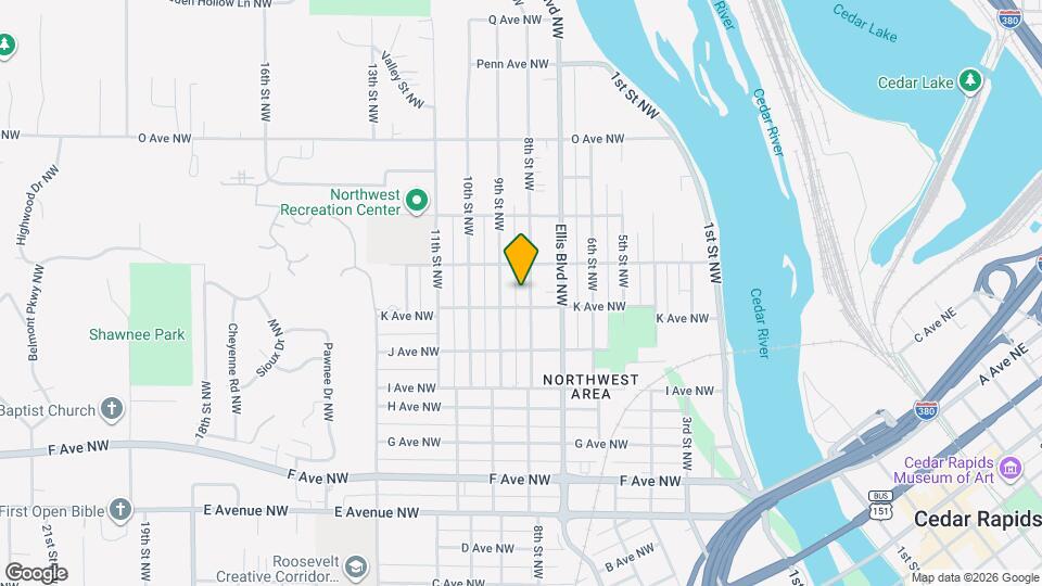 1212 8th St NW Map and Location Details