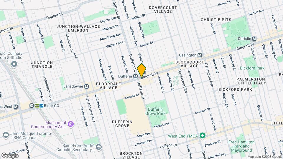 1121 Bloor St W Map and Location Details