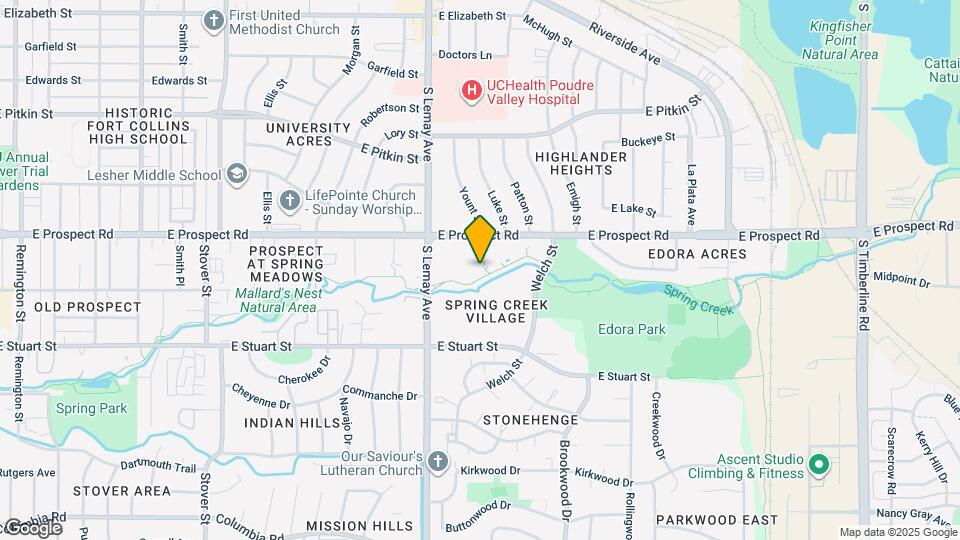 1221 E Prospect Rd Map and Location Details