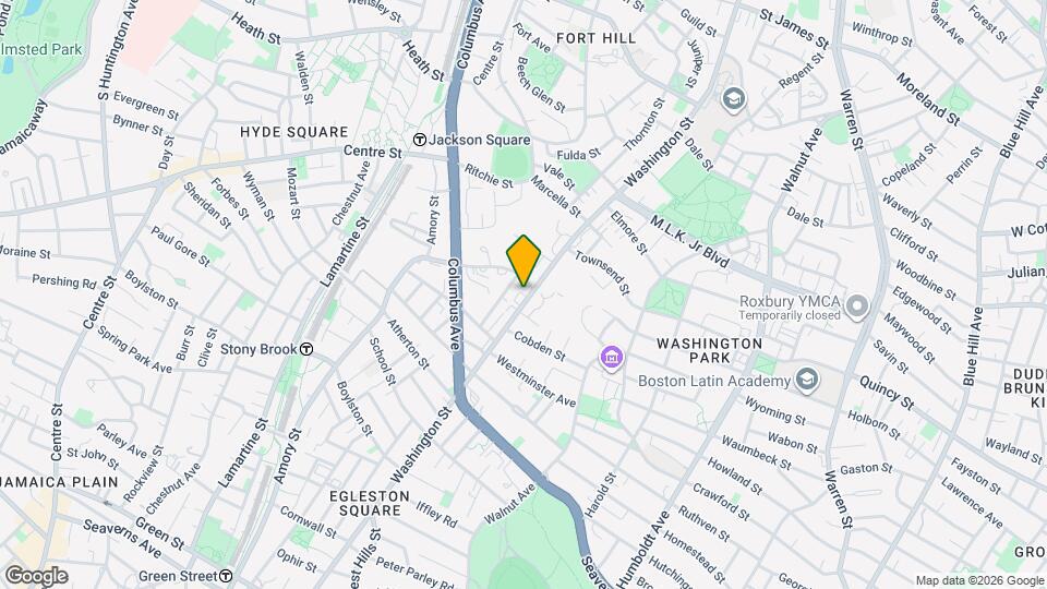 2945 Washington St Map and Location Details