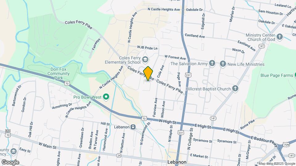 610 N Greenwood Ext Map and Location Details