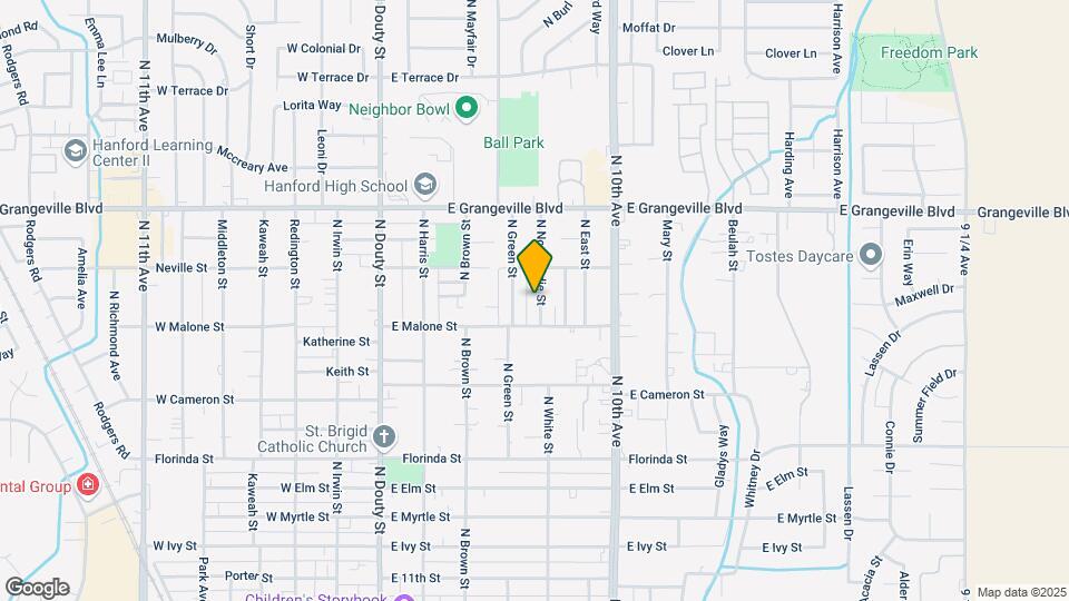 1310 N Normandie St Map and Location Details