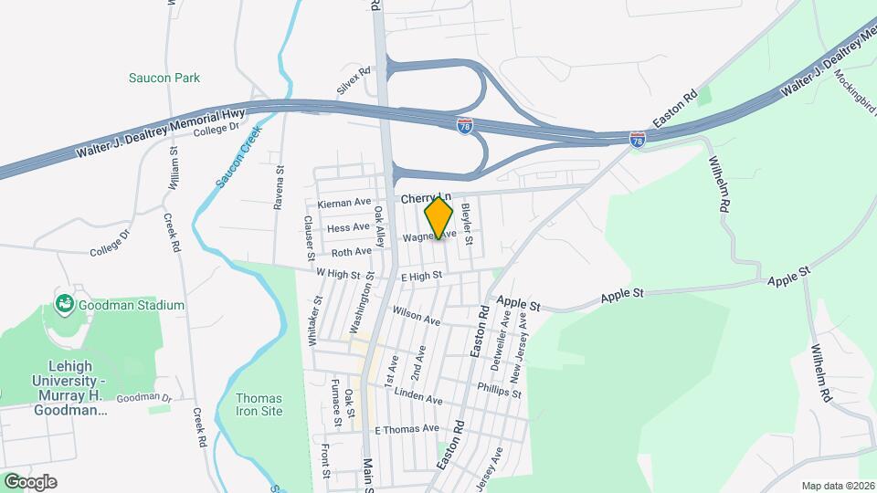 1560 Riegel St Map and Location Details