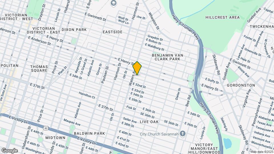 1110 E 31st St Map and Location Details