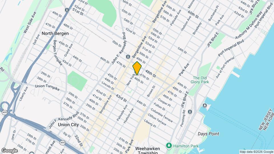 242 46th St, Unit Ground Floor Map and Location Details