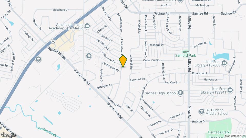 4602 Lee Hutson Ln Map and Location Details